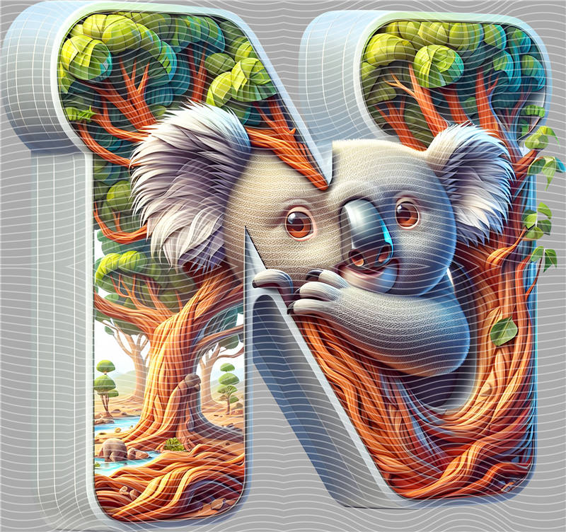 Letters A to Z and Number-AZ 55